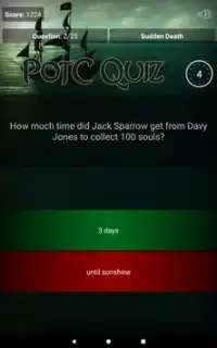 Quiz for Pirates of the Caribbean Screen Shot 8