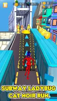 Subway Lady Bug Run Screen Shot 3