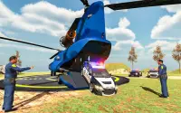 Police Cargo Plane Cars Transport Games Screen Shot 1