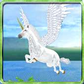 Terbang 3D Unicorn Simulator