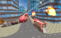 Fire City Truck Rescue Driving Simulator Screen Shot 1