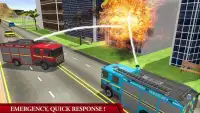 Fire Truck Simulator: Emergency Rescue Code 3D Screen Shot 13