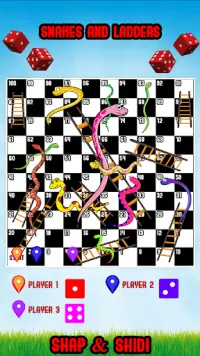 Snakes and Ladders Game Screen Shot 3