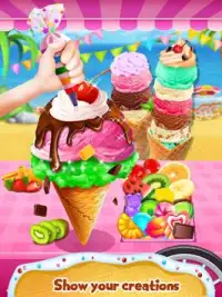 Summer Frozen Ice Cream Maker - Icy Desserts Food Screen Shot 2