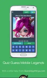 Quiz Guess Mobile Legends Image Screen Shot 2