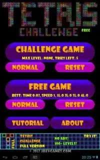 Challenge of Tetris Free Screen Shot 8