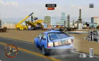 Cũ Ô tô Máy nghiền Cần cẩu & Dump Xe tải Lái xe 3D Screen Shot 14