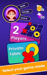 Tic Tac Toe King - Online Multiplayer Game Screen Shot 1