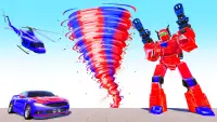 Air Robot Tornado Transforming - Robot Games Screen Shot 2