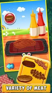 Burger Maker-Cooking games Screen Shot 1