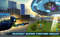 Flying Superhero War -  Grand City Emergency Screen Shot 3