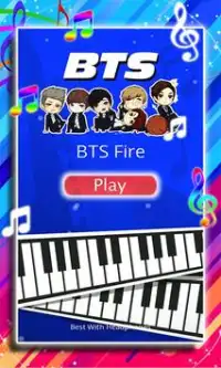 BTS Fire - Piano Tiles Screen Shot 0