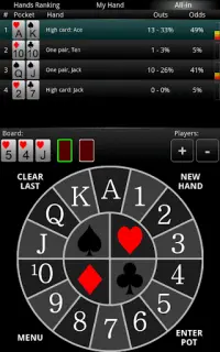 PrOKER: Poker Odds Calc FREE Screen Shot 2
