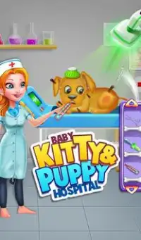 Baby Kitty & Puppy Hospital Screen Shot 2