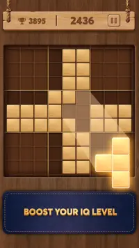 Wood Block - Cube Puzzle Game Screen Shot 2