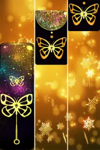 Gold Glitter ButterFly Piano Tiles 2018 Screen Shot 2