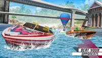 ماء قارب سباق ألعاب Screen Shot 3