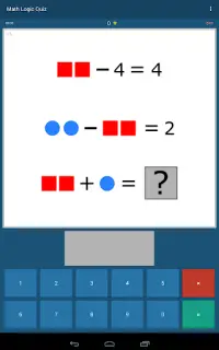 Mathematics Logic Quiz Screen Shot 4