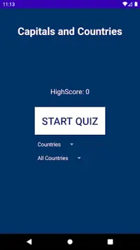 Quiz Time Capitals and Countries Screen Shot 0