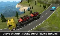 大型トラック トレーラー 4 x 4 貨物 Screen Shot 0