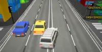 Blocky Cars Rush Drive Screen Shot 4