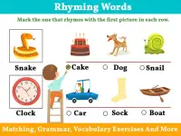 English Grammar and Vocabulary for Kids Screen Shot 0