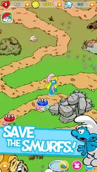 Smurfette's Magic Match Screen Shot 1