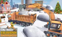 City Snow Excavator Simulator Machine Screen Shot 3