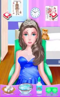 Jogos de princesa doutor face Screen Shot 2