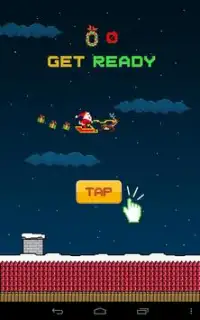 Flappy Santa Claus Screen Shot 1