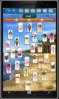 Mahjong Solitaire Ice Cream Screen Shot 2