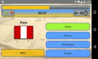 World Capitals (Quiz). Educational game. Screen Shot 7