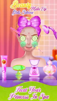 Super Model Girls Makeup Game Beauty Salon and Spa Screen Shot 1