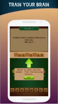Word Riddle Crack - Free Offline Word Quiz Game Screen Shot 3