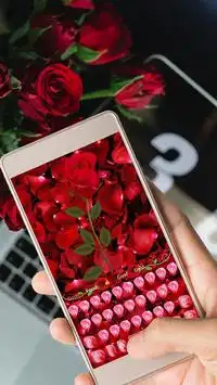 Rose Blütenblatt-Tastatur Screen Shot 0