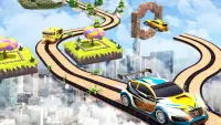 Mountain Car Stunt 3D -Trò chơi đua xe trong thành Screen Shot 1