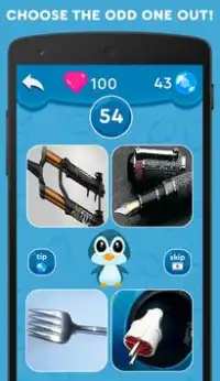 4 fotos. Estranhas: questionário de pinguins Screen Shot 5