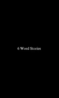 6 Word Stories Screen Shot 0