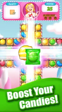 Sweet Candy Bomb: Crush & Pop Match 3 Puzzle Game Screen Shot 1