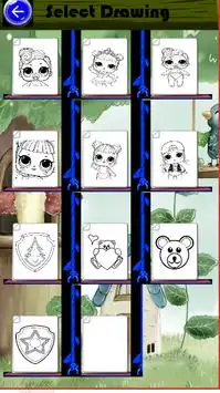 LOL Doll Coloring Pages Book Screen Shot 2