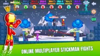Stick Fight Online: Multiplayer Stickman Battle Screen Shot 0