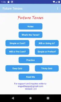 English Future Tenses Screen Shot 1