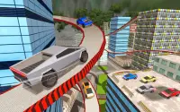 Cybertruck Simulator 2020 : rooftop car stunt Screen Shot 1