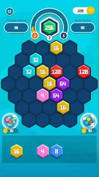 HexPuz - Hexa Merge Puzzle Screen Shot 1