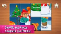 puzzles de crianças-Papai Noel-enigma do bloco Screen Shot 1