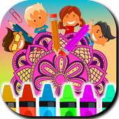 Mandalas Kids Coloring Book