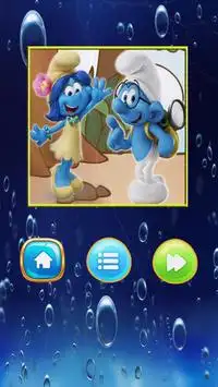 Smurf _ The Immortal puzzle game. Screen Shot 2