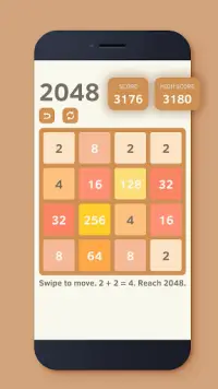 2048 - Puzzle New Game Screen Shot 3