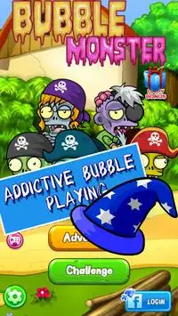 Bubble Monster & Wizard Screen Shot 2