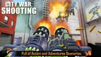 गन शूटिंग सिम्युलेटर: नि: शुल्क युद्ध खेल 2021 Screen Shot 0